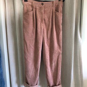Topshop Pink Corduroy Pants